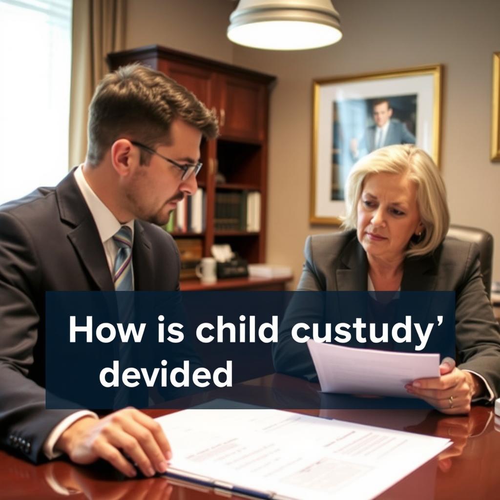 How is child custody decided in Chesterfield County