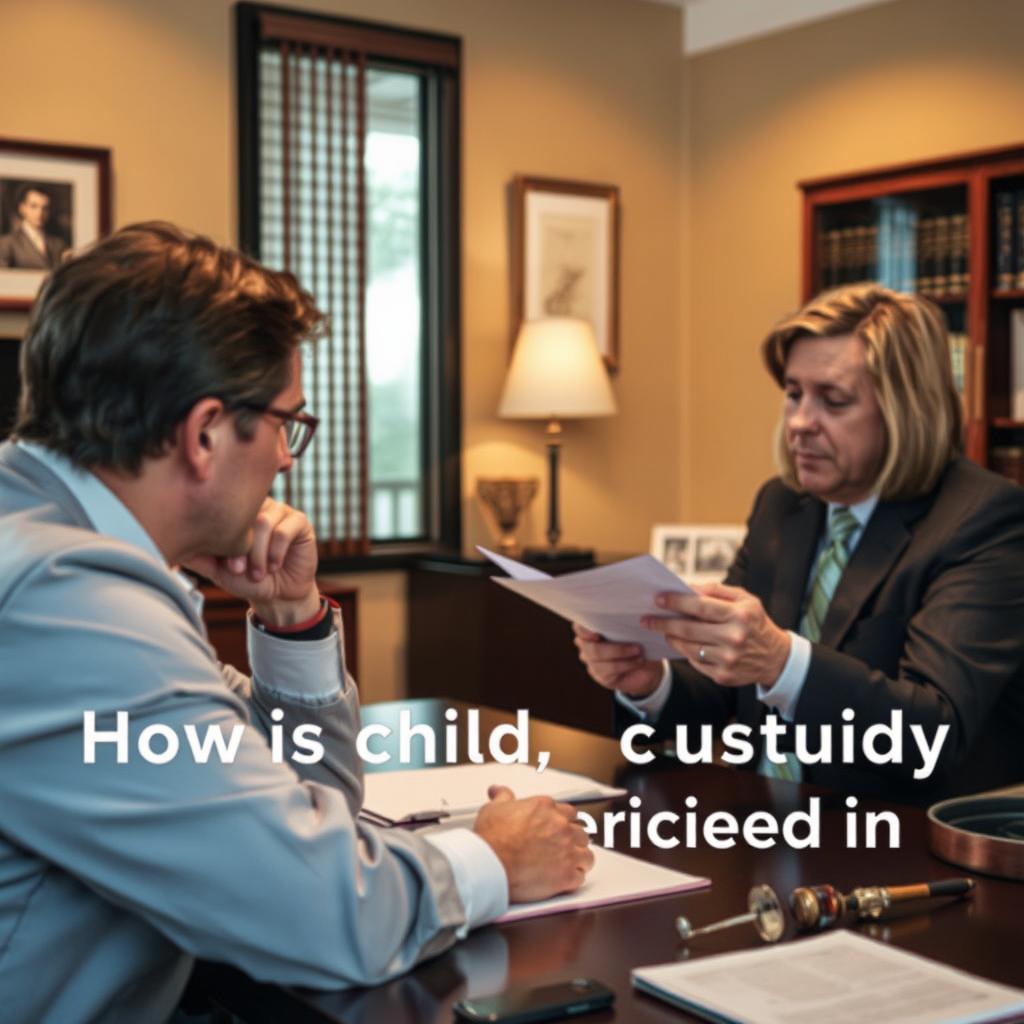 How is child custody decided in Niagara County