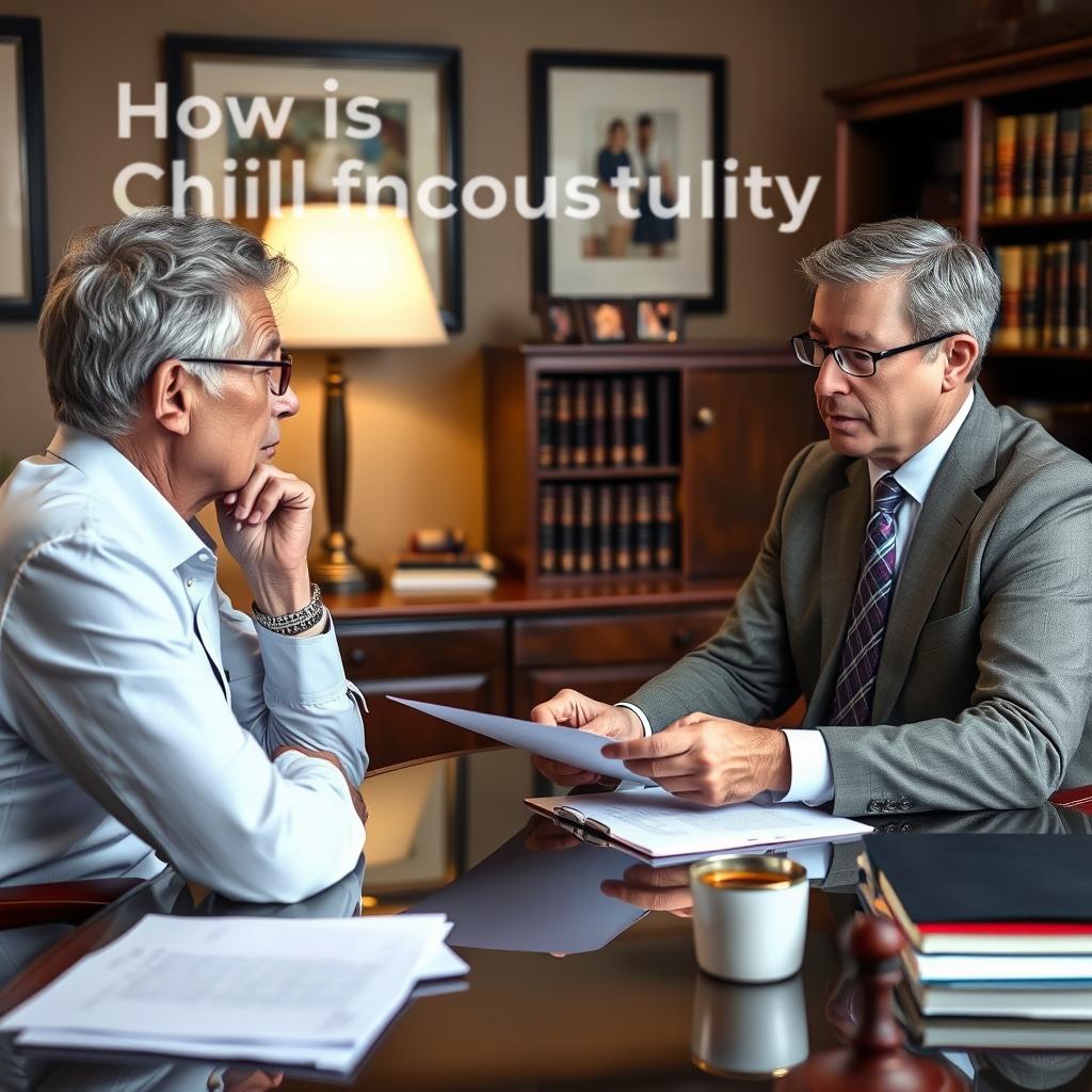 How is child custody decided in Rockingham County